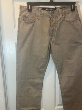 STYLISH NWT SIZE 34 MEN'S JEANS BEIGE COLOR